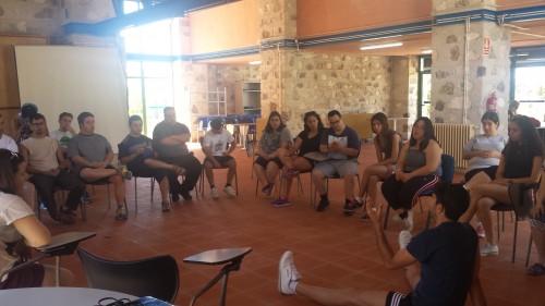 Nos Movemos+ Realizando una de las actividades