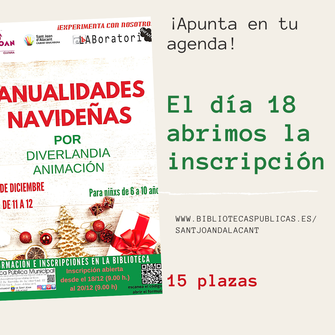 TALLER MANUALIDADES NAVIDEÑAS