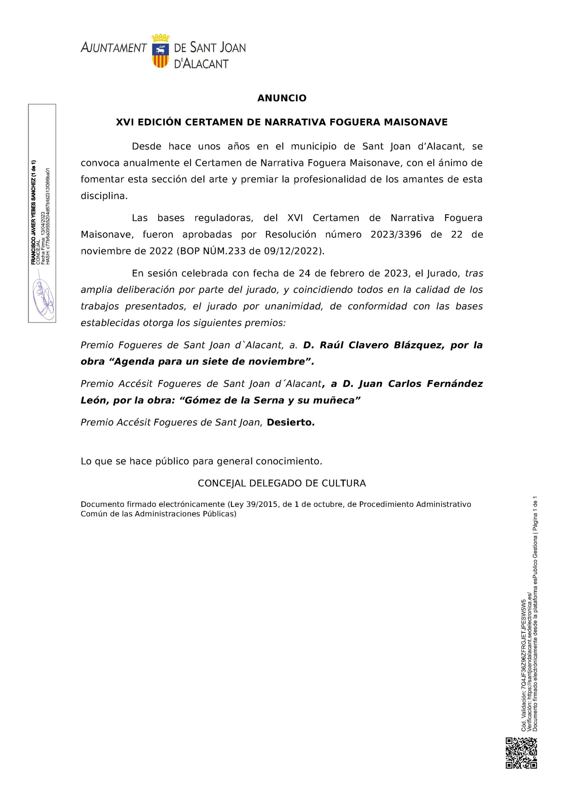ANUNCIO
